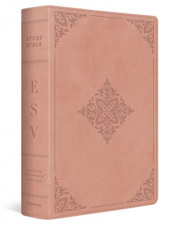 ESV Study Bible (TruTone, Blush Rose, Fleur-de-lis Design) - Imitation Leather Multicolor With ribbon marker(s)