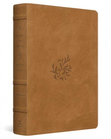 ESV Applying the Gospel Study Bible for Women (TruTone, Nubuck Caramel, Tender Branch Design) - Imitation Leather With ribbon marker(s)