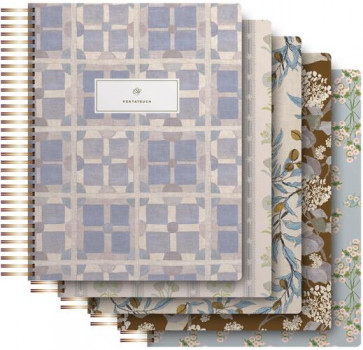 ESV Spiral-Bound Journaling Bible, Five-Volume Set (Hardcover, Cover Artwork by Lulie Wallace) - Hardcover