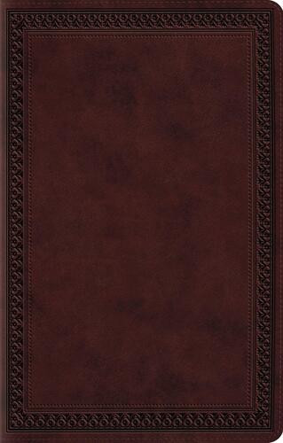 ESV Premium Gift Bible (TruTone, Mahogany, Border Design) - Imitation Leather
