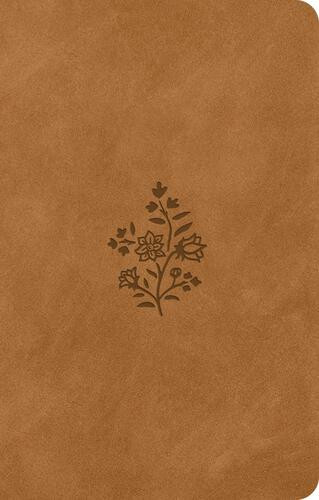 ESV Premium Gift Bible (TruTone, Nubuck Caramel, Wildflower Design) - Imitation Leather