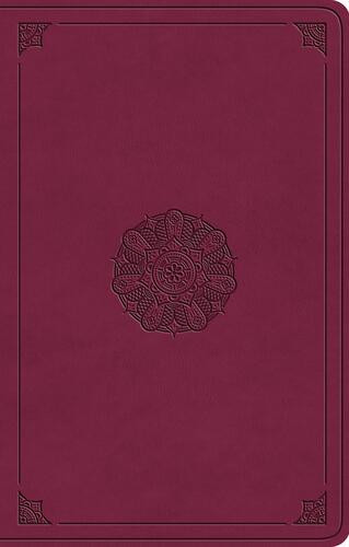 ESV Premium Gift Bible (TruTone, Raspberry, Emblem Design) - Imitation Leather
