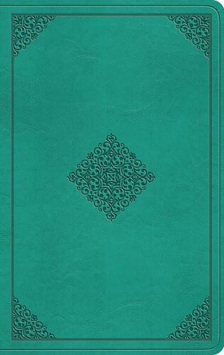 ESV Value Thinline Bible (TruTone, Teal, Ornament Design) - Imitation Leather