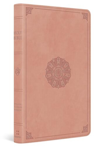 ESV Thinline Bible, Thumb Indexed (TruTone, Blush Rose, Emblem Design) - Imitation Leather With ribbon marker(s)