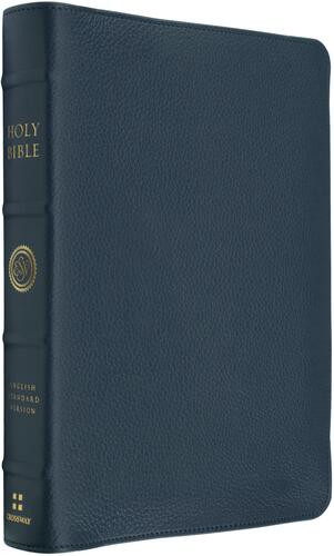 ESV Heirloom Bible, Coram Deo: Thinline Edition (Calfskin, Meridian Blue) - Genuine Leather With ribbon marker(s)