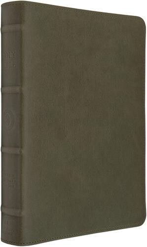ESV Heirloom Bible, Coram Deo: Thinline Edition (Cowhide, Tuscan Green) - Genuine Leather With ribbon marker(s)
