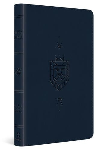 ESV Holy Bible for Kids (TruTone, Dark Blue, Lion of Judah Design) - Imitation Leather