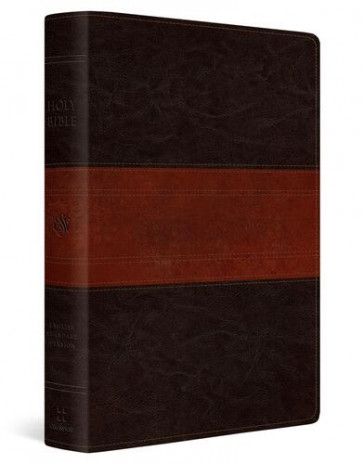 ESV Giant Print Personal Size Bible (TruTone, Forest/Tan, Trail Design) - Imitation Leather With ribbon marker(s)