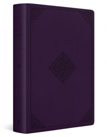 ESV Giant Print Personal Size Bible, Red Letter (TruTone, Lavender, Ornament Design) - Imitation Leather With ribbon marker(s)