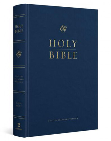 ESV Pew and Worship Bible, Large Print (Hardcover, Blue) - Hardcover