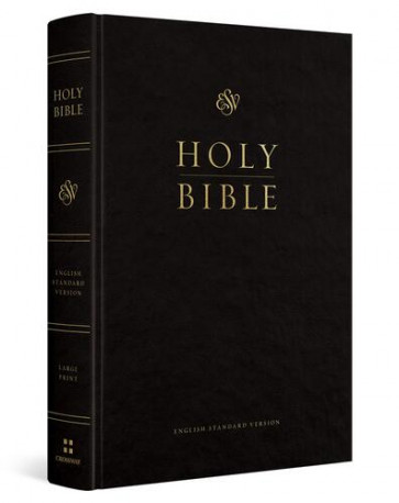 ESV Pew and Worship Bible, Large Print (Hardcover, Black) - Hardcover