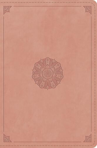 ESV Compact Bible (TruTone, Blush Rose, Emblem Design) - Imitation Leather With ribbon marker(s)