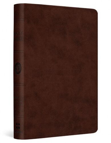 ESV Compact Bible, Red Letter (TruTone, Brown) - Imitation Leather With ribbon marker(s)