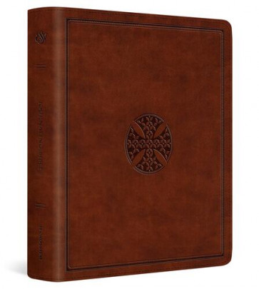 ESV Journaling Bible (TruTone, Brown, Mosaic Cross Design) - Imitation Leather With ribbon marker(s)