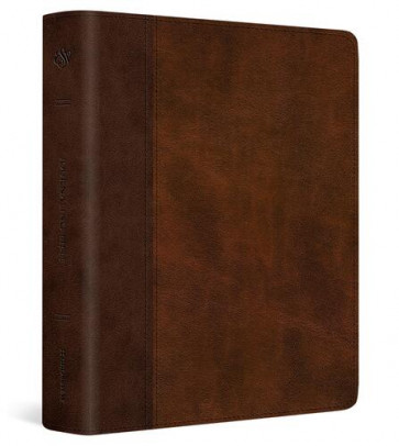ESV Journaling Bible, Red Letter (TruTone, Brown/Tan, Timeless Design) - Imitation Leather With ribbon marker(s)