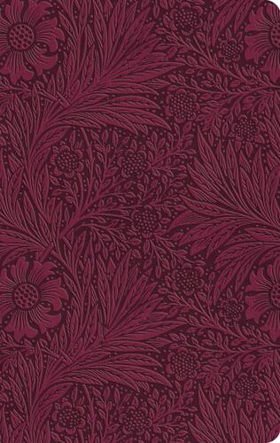 ESV Large Print Value Thinline Bible (TruTone, Raspberry, Floral Design) - Imitation Leather