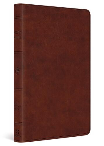 ESV Large Print Value Thinline Bible (TruTone, Chestnut) - Imitation Leather