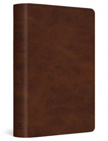 ESV Large Print Bible (TruTone, Deep Brown) - Imitation Leather With ribbon marker(s)