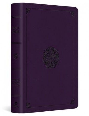 ESV Large Print Bible (TruTone, Lavender, Emblem Design) - Imitation Leather With ribbon marker(s)