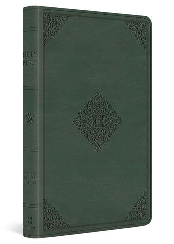 ESV Large Print Value Thinline Bible (TruTone, Quiet Forest, Ornament Design) - Imitation Leather