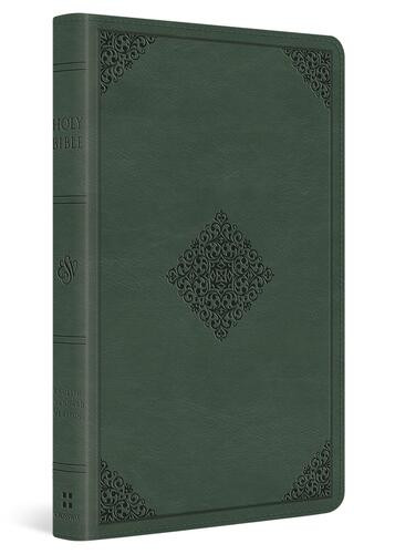 ESV Thinline Bible, Red Letter (TruTone, Quiet Forest, Ornament Design) - Imitation Leather Multicolor With ribbon marker(s)
