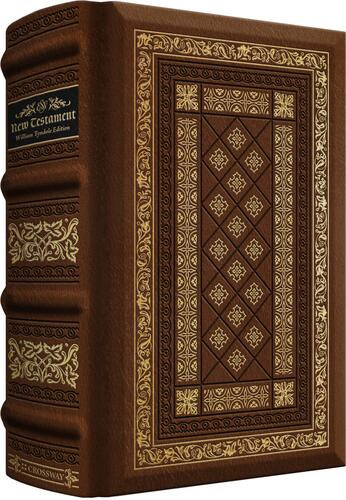 ESV New Testament with Illuminated Drop Caps - Genuine Leather With ribbon marker(s)