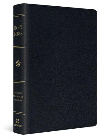 ESV Personal Size Reference Bible, Red Letter (Genuine Leather, Black) - Genuine Leather With ribbon marker(s)