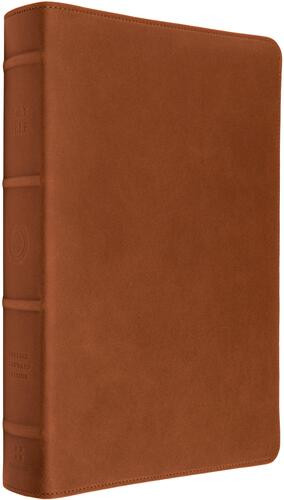 ESV Heirloom Bible, Gloria Dei: Single Column Edition (Cowhide, British Tan) - Genuine Leather With ribbon marker(s)