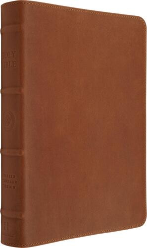 ESV Heirloom Bible, Gratia: Large Print Thinline Reference Edition (Cowhide, British Tan) - Genuine Leather With ribbon marker(s)