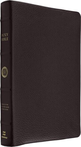 ESV Heirloom Bible, Gratia: Large Print Thinline Reference Edition (Calfskin, Mahogany, Full Yapp) - Genuine Leather With ribbon marker(s)
