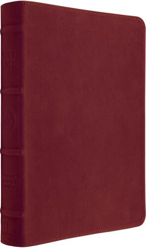 ESV Heirloom Bible, Alpha: Personal Size Edition (Cowhide, Carmine Red, Full Yapp) - Genuine Leather With ribbon marker(s)