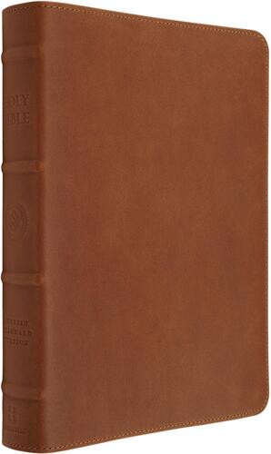 ESV Heirloom Bible, Coram Deo: Thinline Edition (Cowhide, British Tan, Full Yapp) - Genuine Leather With ribbon marker(s)