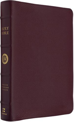 ESV Heirloom Bible, Coram Deo: Thinline Edition (Calfskin, Bordeaux) - Genuine Leather With ribbon marker(s)