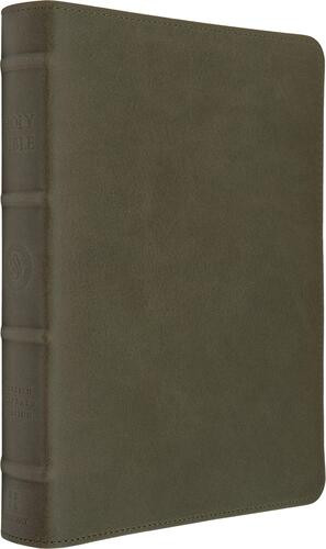ESV Heirloom Bible, Gratia: Large Print Thinline Reference Edition (Cowhide, Tuscan Green) - Genuine Leather With ribbon marker(s)