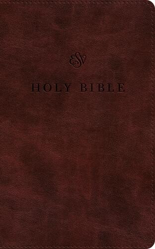 ESV Premium Church Bible, Large Print (TruTone, Mahogany) - Imitation Leather With ribbon marker(s)