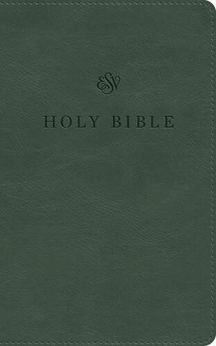 ESV Premium Church Bible, Large Print, Red Letter (TruTone, Quiet Forest) - Imitation Leather With ribbon marker(s)