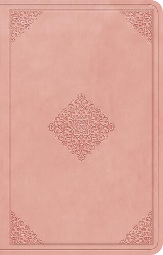 ESV Premium Gift Bible, Red Letter (TruTone, Blush Rose, Ornament Design) - Imitation Leather