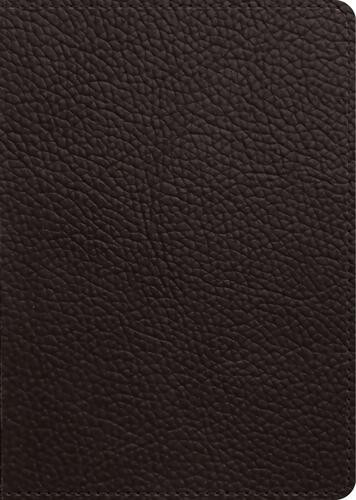 ESV New Testament, Large Print (Buffalo Leather, Deep Brown) - Genuine Leather With ribbon marker(s)