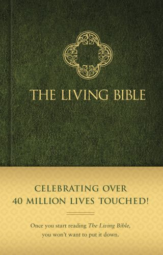 Living Bible (Hardcover, Green) - Hardcover