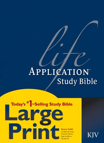 KJV Life Application Study Bible, Second Edition, Large Print (Red Letter, Hardcover) - Hardcover With printed dust jacket