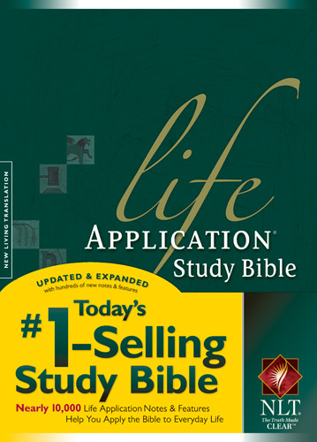 NLT Life Application Study Bible, Second Edition (Red Letter, Hardcover) - Hardcover With printed dust jacket