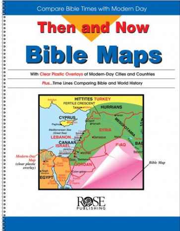 Then and Now Bible Maps - Hardcover Paper over boards