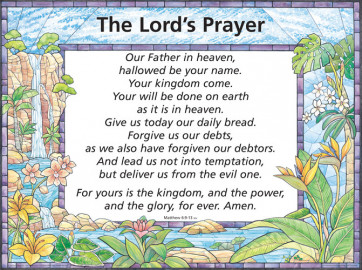 Lord's Prayer Wall Chart ("Debts") - Wallchart