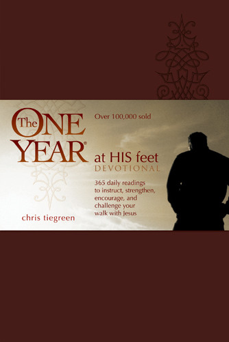 The One Year At His Feet Devotional - LeatherLike With ribbon marker(s)