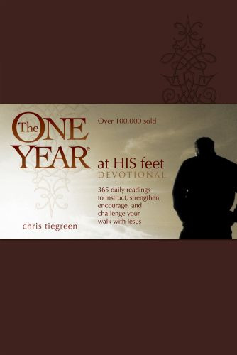 One Year At His Feet Devotional - LeatherLike With ribbon marker(s)