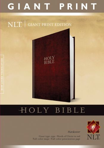 Holy Bible, Giant Print NLT (Hardcover, Red Letter) - Hardcover