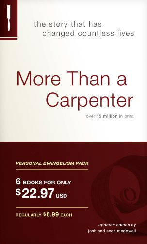 More Than a Carpenter Personal Evangelism 6-pack - Softcover