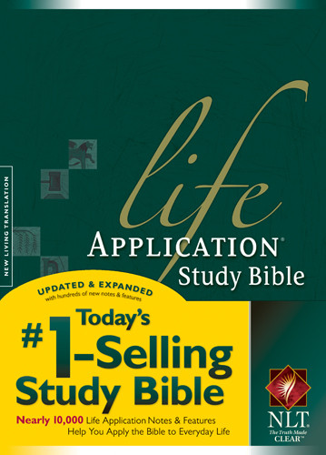NLT Life Application Study Bible, Second Edition (Red Letter, Hardcover, Indexed) - Hardcover With printed dust jacket and thumb index
