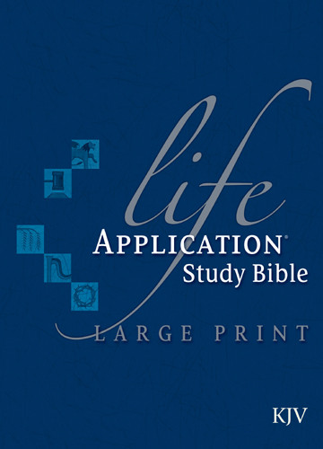 KJV Life Application Study Bible, Second Edition, Large Print (Red Letter, Hardcover, Indexed) - Hardcover With printed dust jacket and thumb index