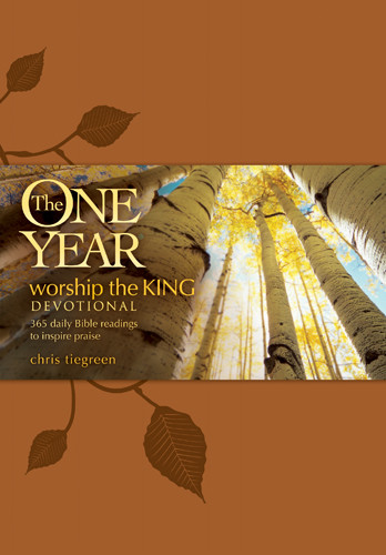 The One Year Worship the King Devotional - LeatherLike